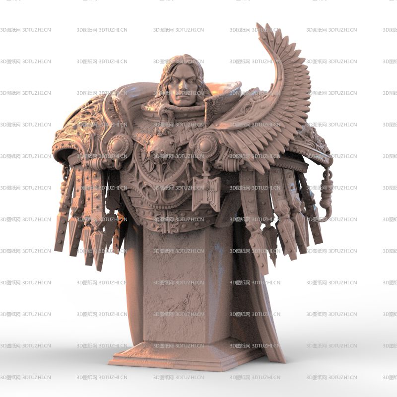 战锤40K狮王怀言者半身像胸像-3D图纸网