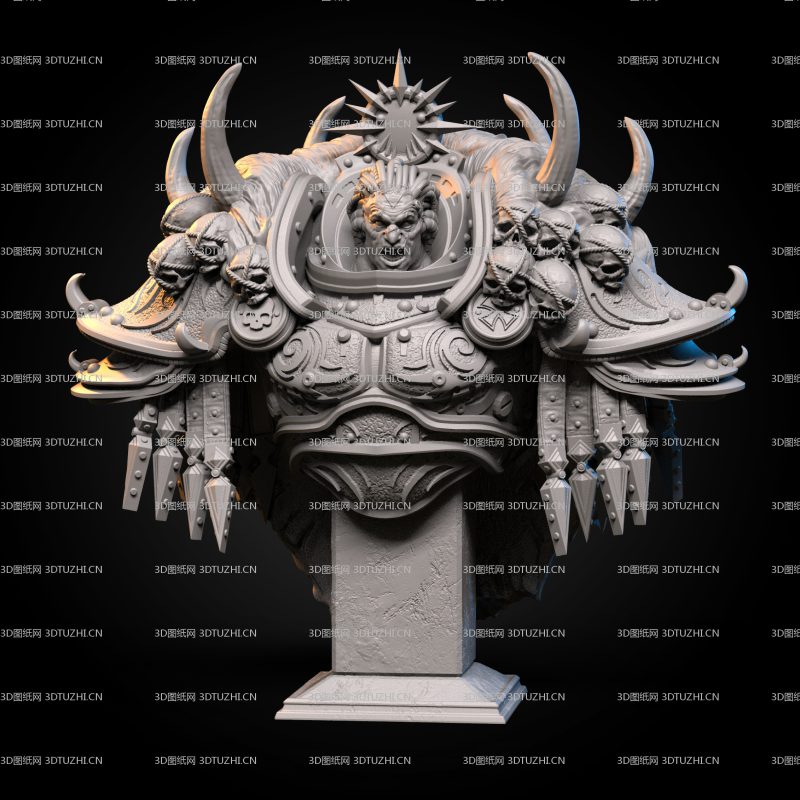 战锤40K安格隆半身像胸像-3D图纸网