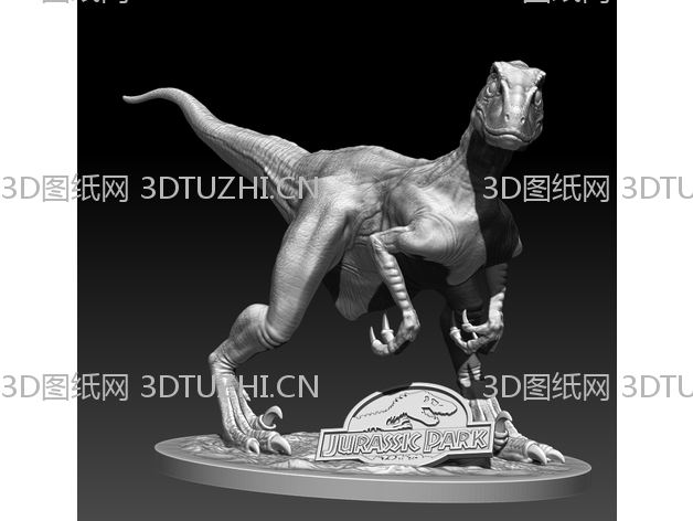 快盗龙侏罗纪恐龙-3D图纸网