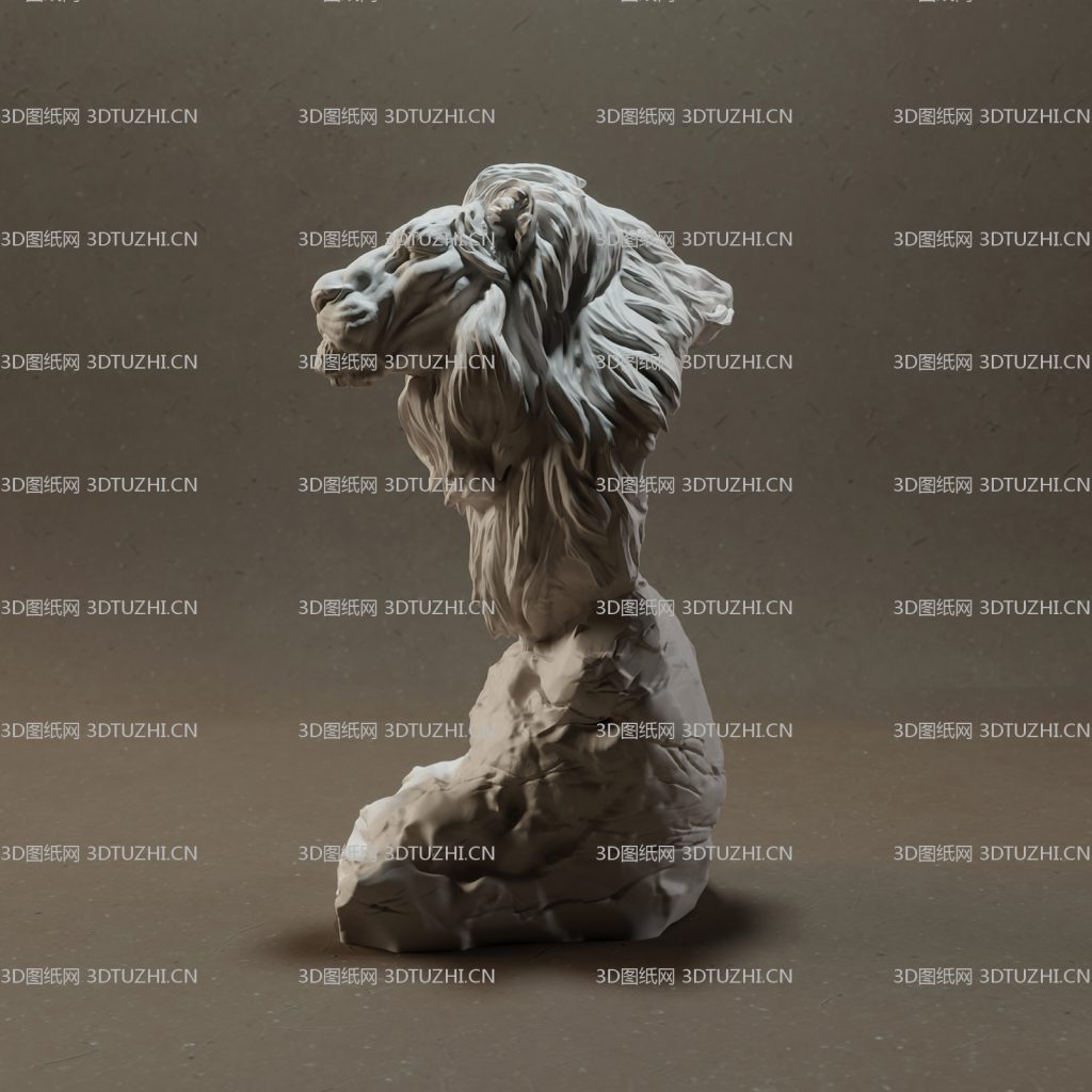 59333840-lion-bust-3