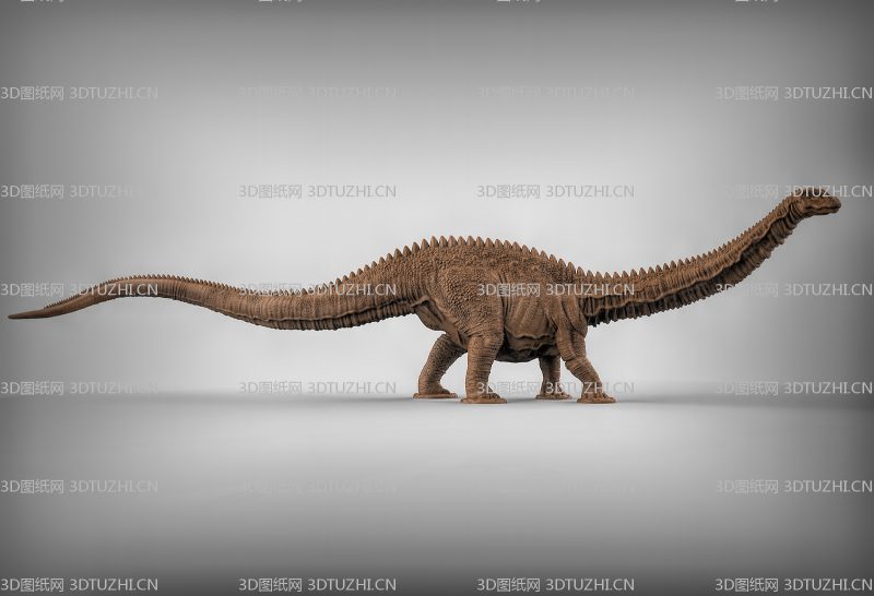 梁龙侏罗纪恐龙-3D图纸网