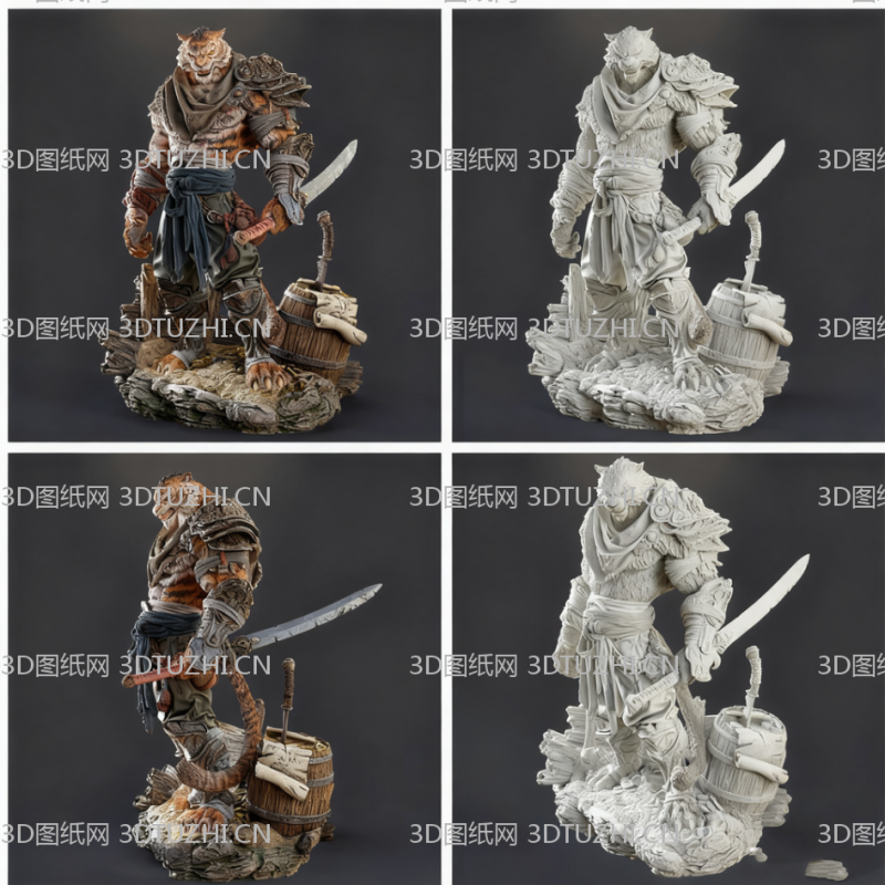 黑神话悟空 虎先锋-3D图纸网