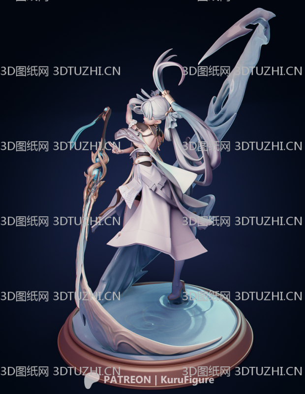 鸣潮今汐手办模型-3D图纸网