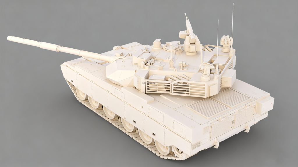 中国VT4A1主战坦克外贸坦克装甲车VT4坦克-3D图纸网