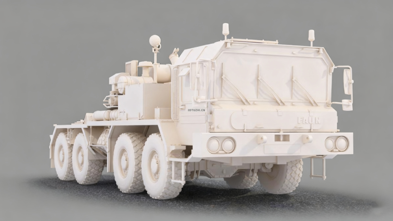 德国象式重型牵引车-3D图纸网