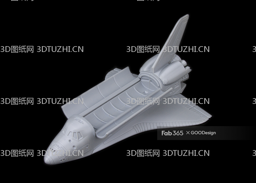 航天飞机模型-3D图纸网