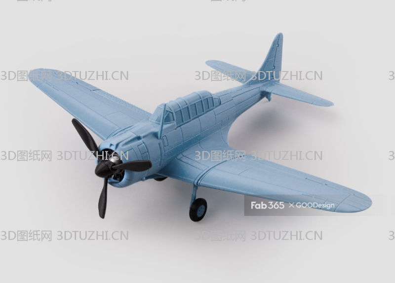 俯冲轰炸机图纸-3D图纸网
