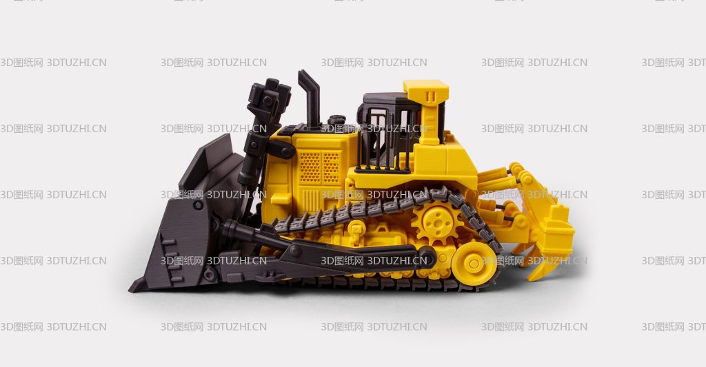 履带式推土机Crawler dozer-3D图纸网