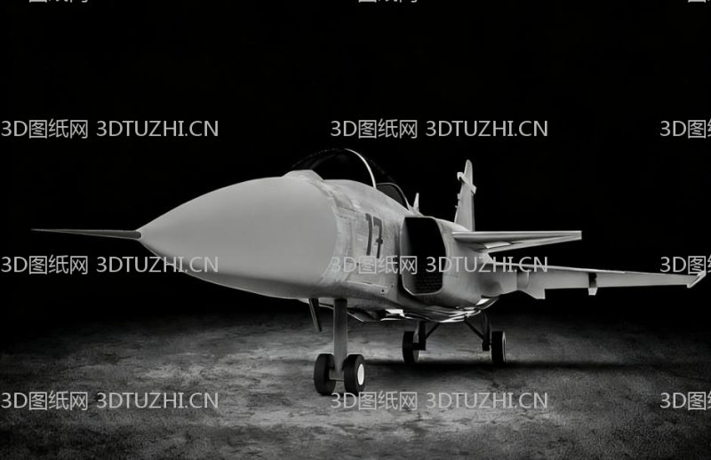 萨博 JAS-39-3D图纸网