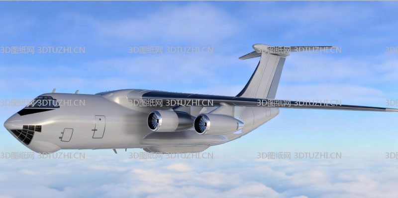 伊尔-78运输机-3D图纸网