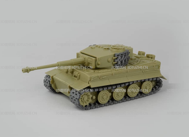 虎式坦克模型-3D图纸网