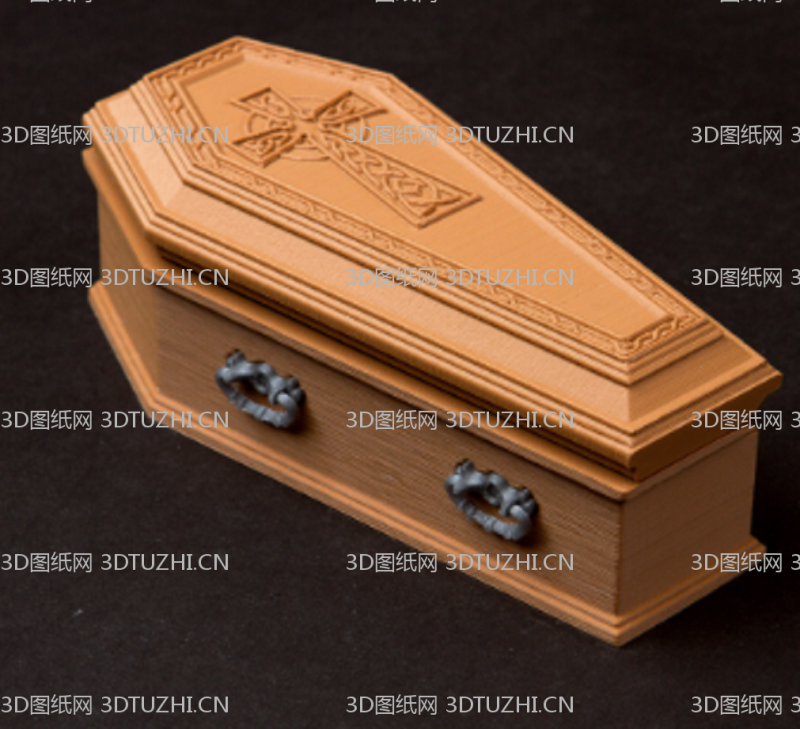 棺材模型图纸-3D图纸网