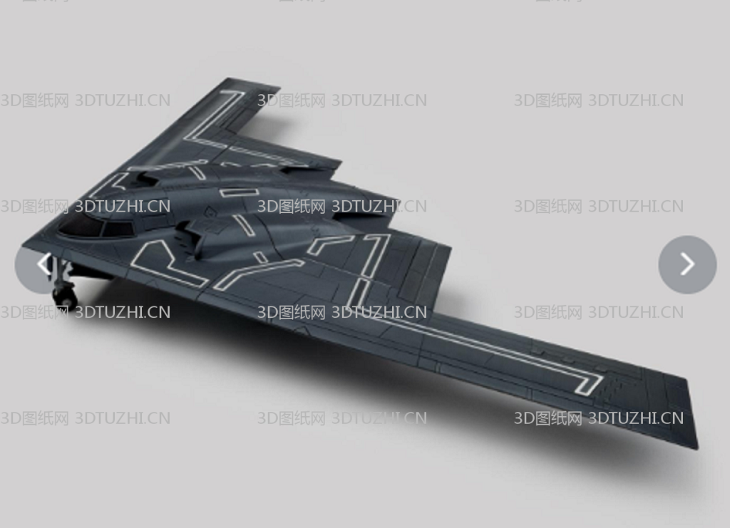 B2轰炸机打印图纸-3D图纸网