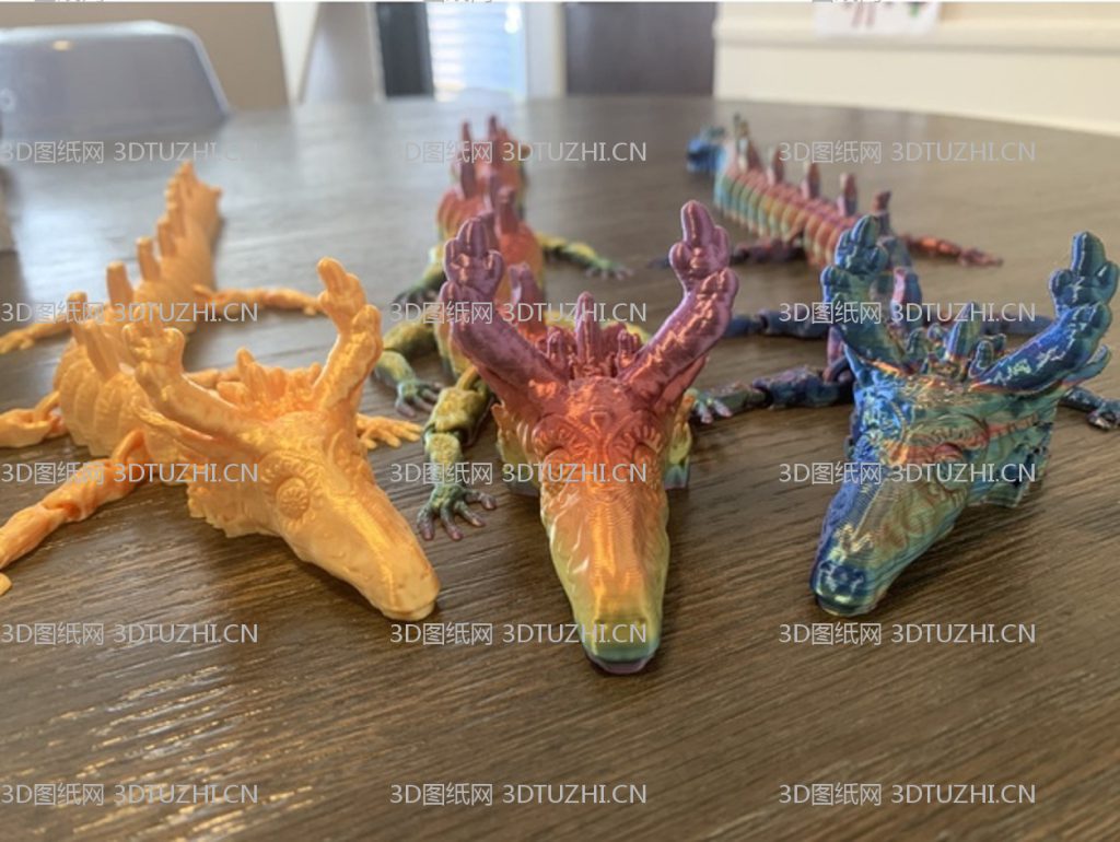 玩具龙3D打印图纸-3D图纸网