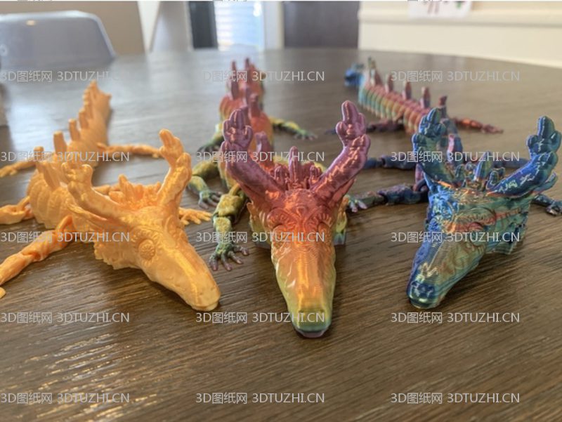 玩具龙3D打印图纸-3D图纸网