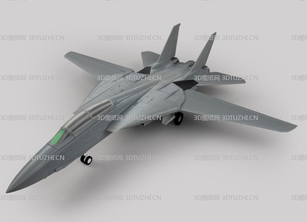 F14A 雄猫战斗机-3D图纸网
