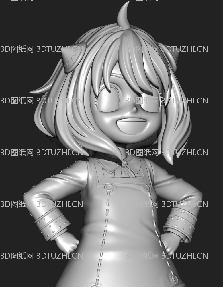 阿尼亚手办-3D图纸网