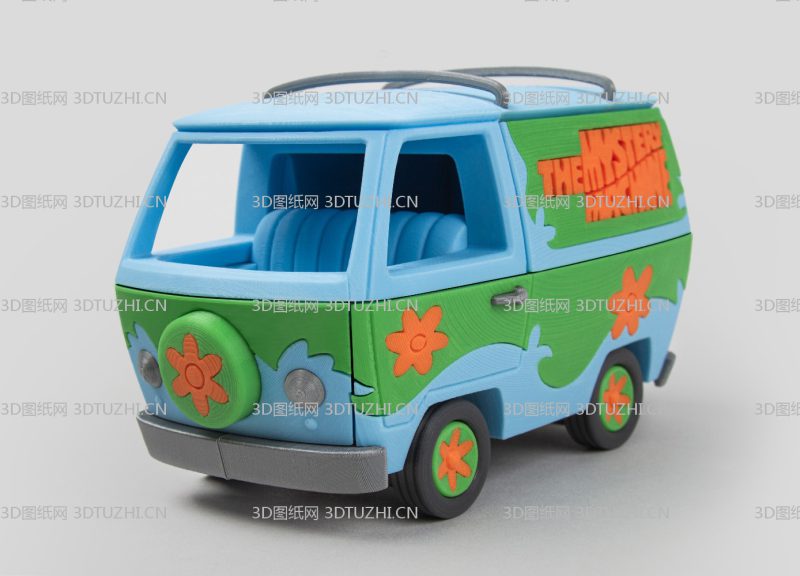 史酷比小巴士-3D图纸网
