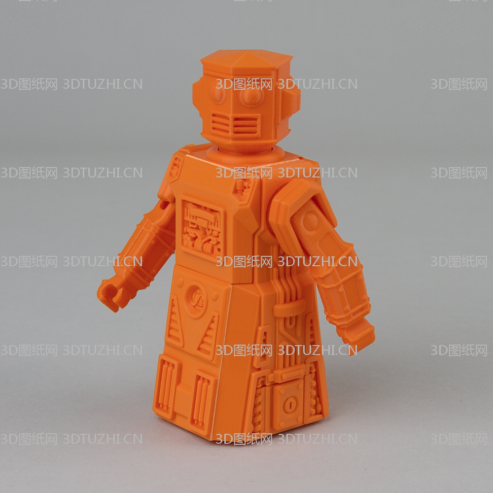 迷你机器人-3D图纸网