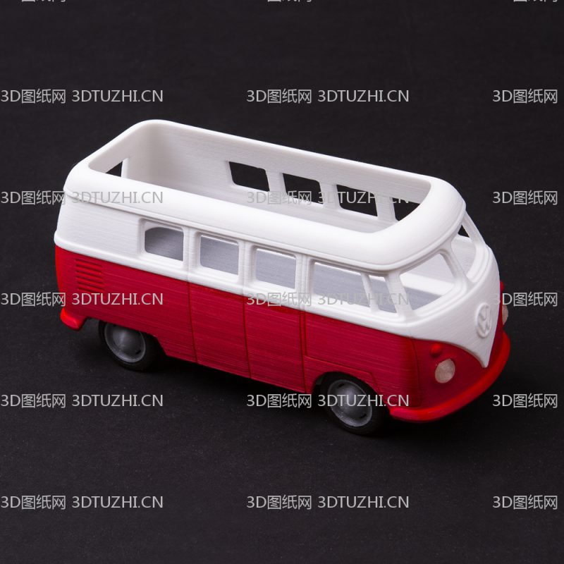 小巴士模型-3D图纸网