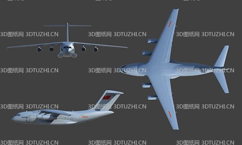 西飞运20 Y20-3D图纸网