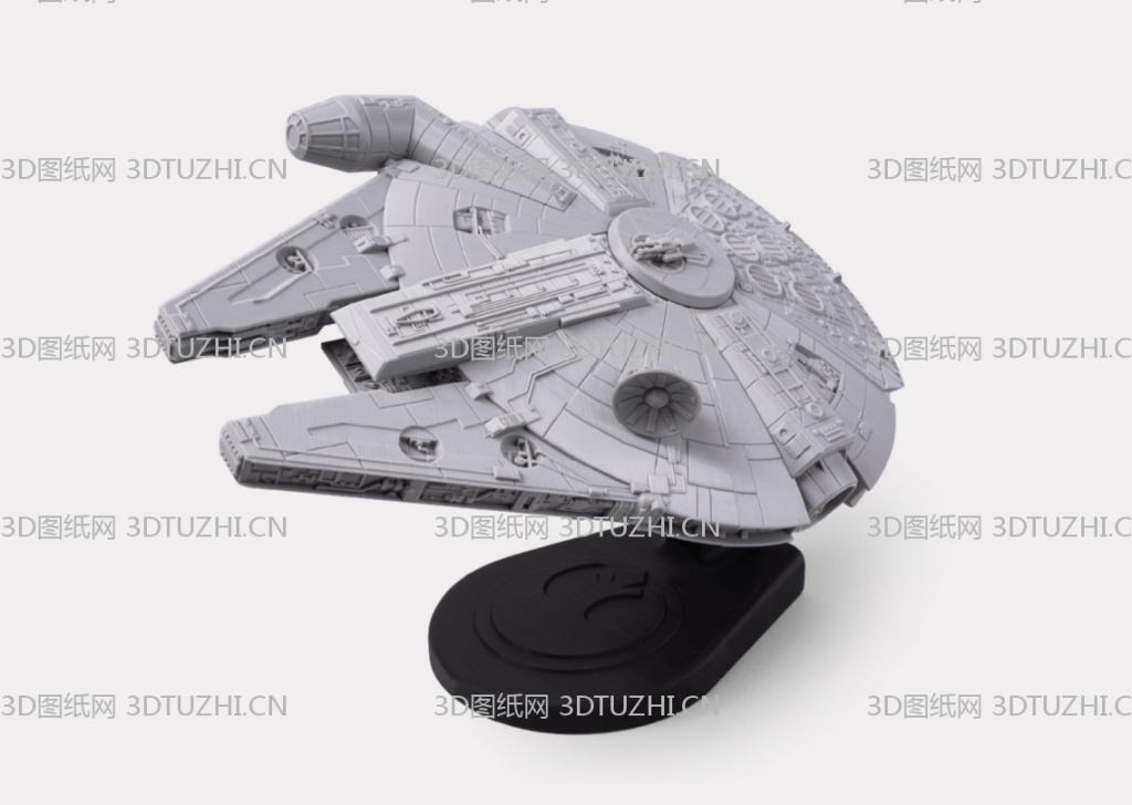 千年隼底座-3D图纸网