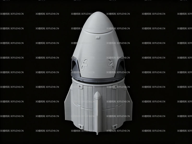 SpaceX 龙飞船-3D图纸网