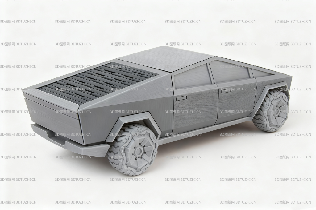 特斯拉越野车-3D图纸网