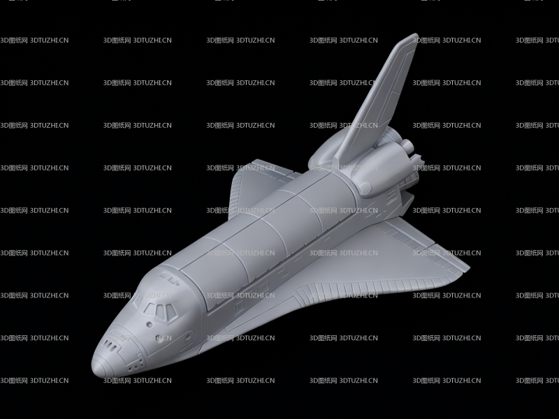 航天飞机模型-3D图纸网
