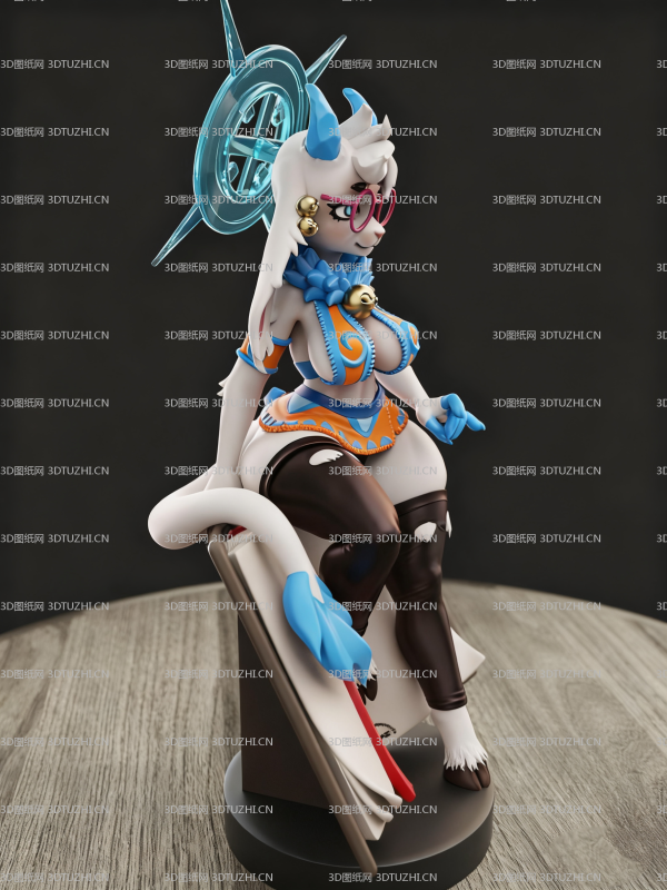 高精度卡通手办-3D图纸网