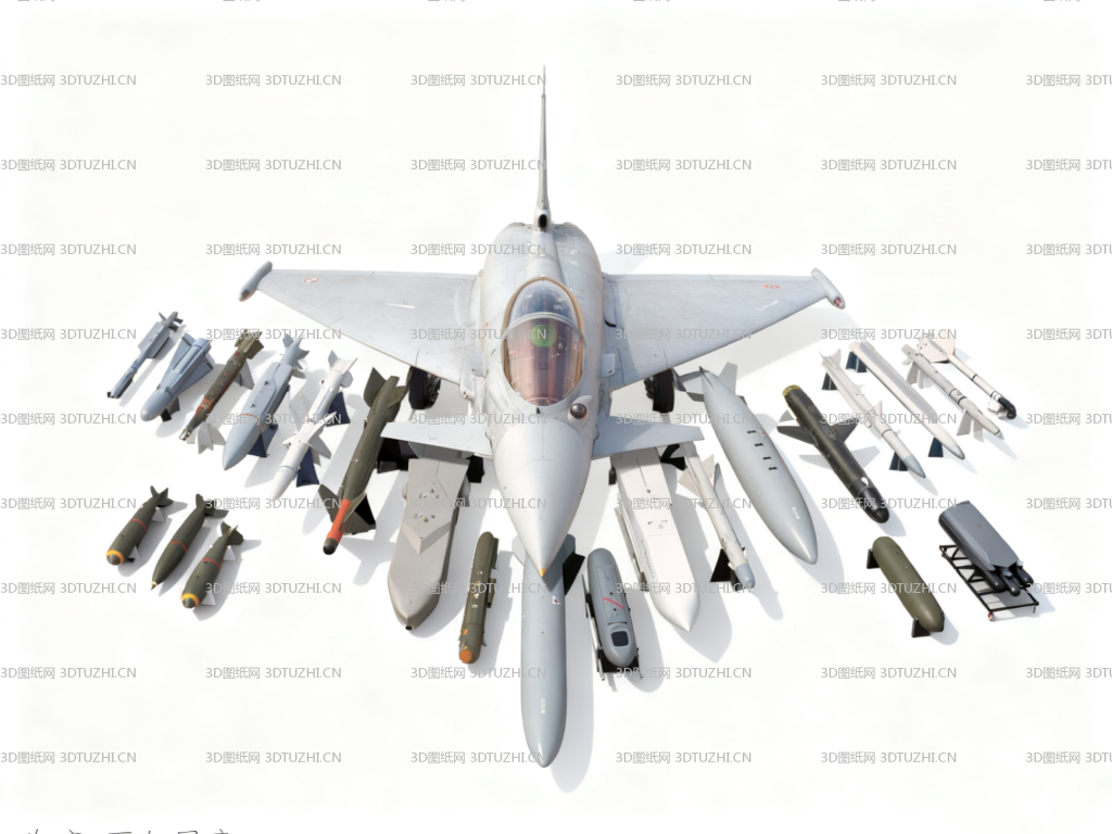 欧洲台风战斗机-3D图纸网