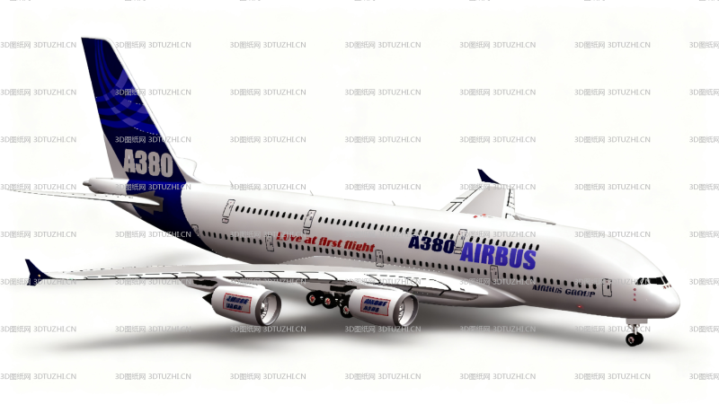 Airbus_A380-3D图纸网