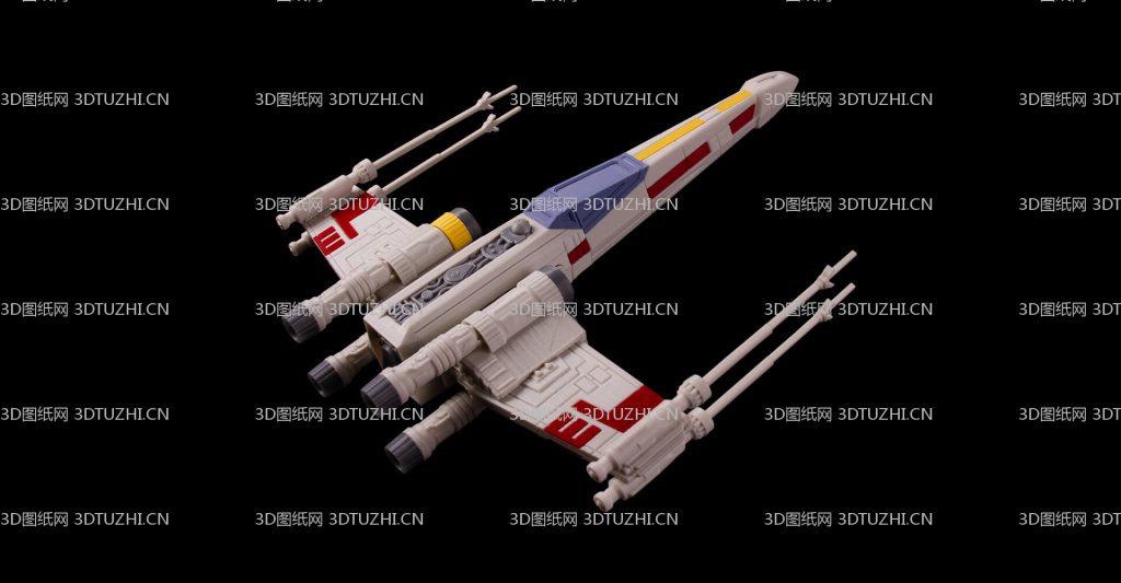 星球大战 X翼战斗机-3D图纸网