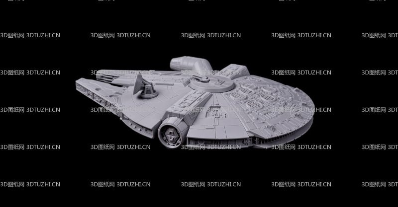 星球大战 千年隼号-3D图纸网