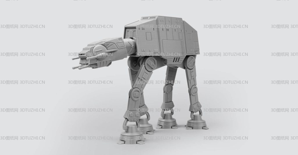 全地形装甲步行机-3D图纸网