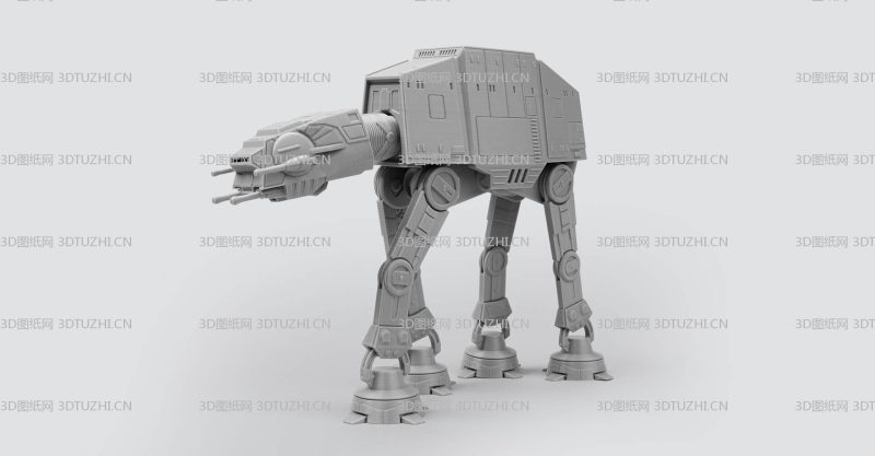 全地形装甲步行机-3D图纸网