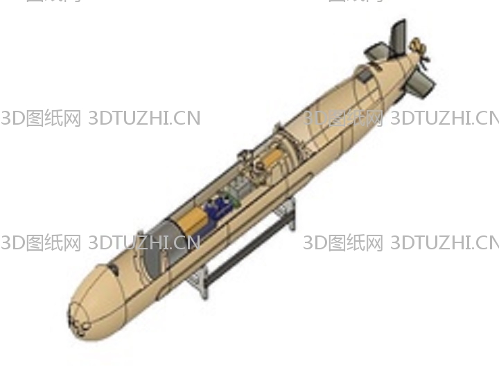 西班牙S-80级潜艇-3D图纸网