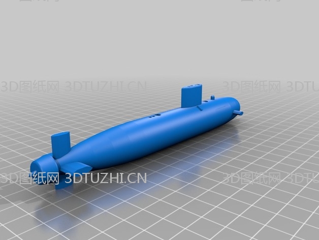 英国特拉法尔加级攻击核潜艇-3D图纸网