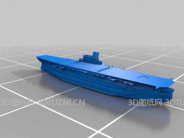 日本大和级战列舰-3D图纸网