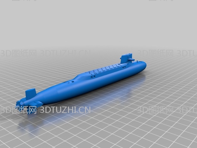 美国乔治·华盛顿级战略核潜艇-3D图纸网