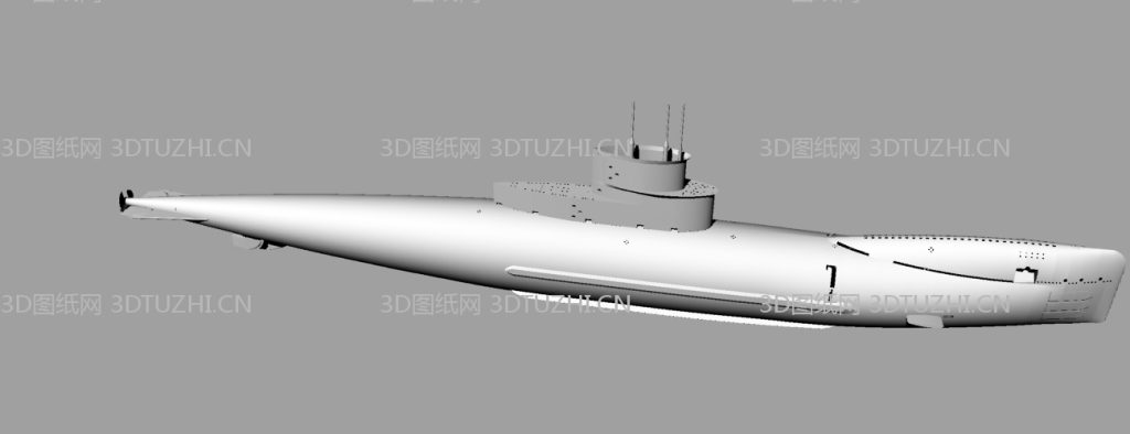 英国R级潜艇-3D图纸网