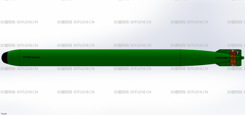 苏联SET65反潜自导鱼雷-3D图纸网