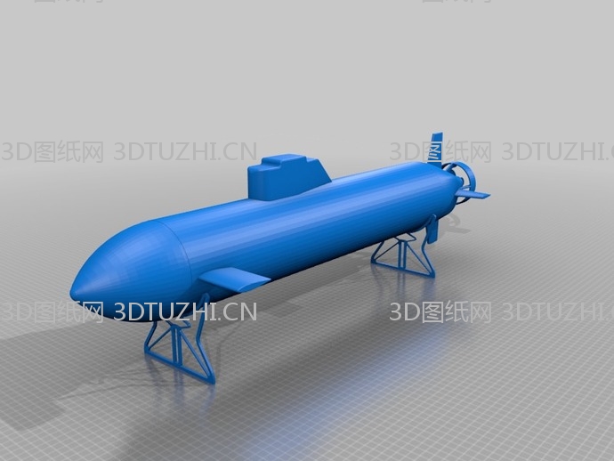 Homemade_RC_Submarine-3D图纸网
