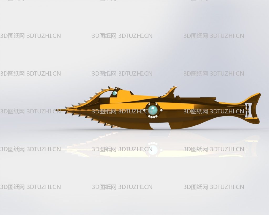 鹦鹉螺号潜艇-3D图纸网