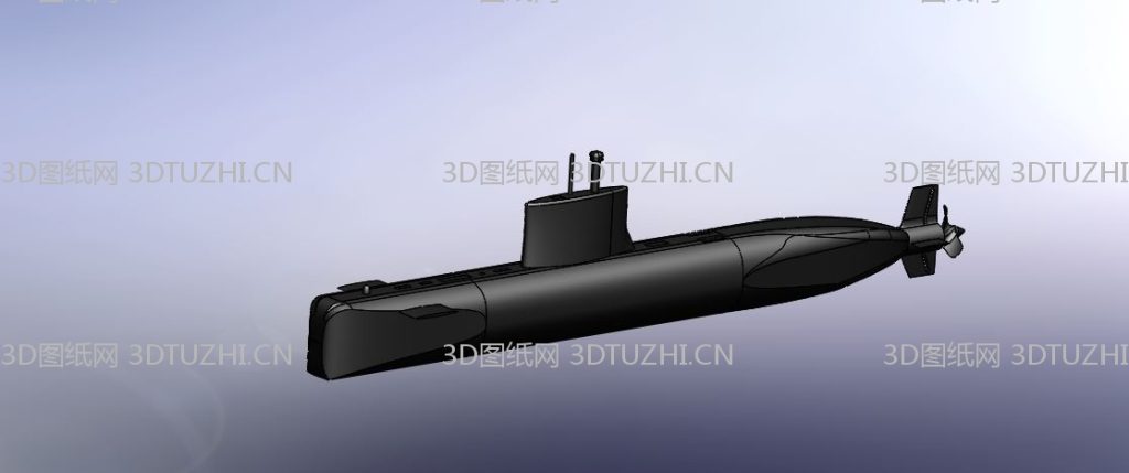 巴基斯坦阿戈斯塔-90B潜艇-3D图纸网