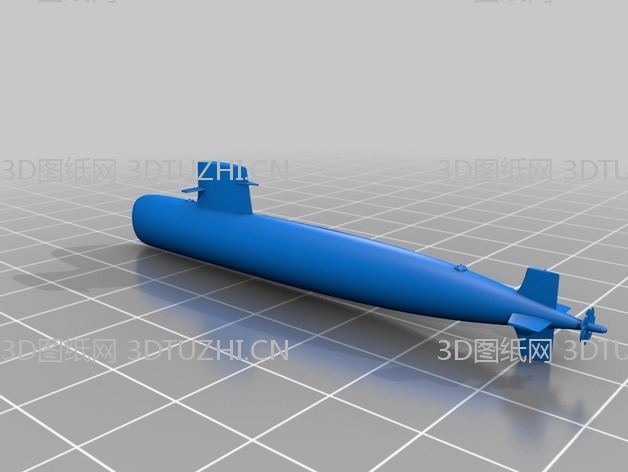 039型宋级常规动力潜艇-3D图纸网