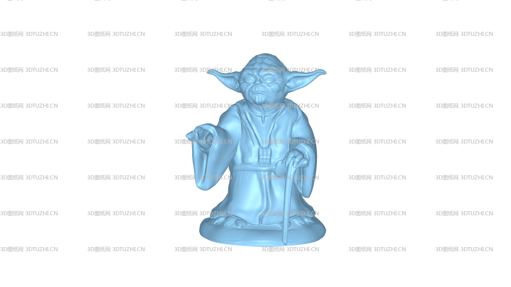 尤达大师-星球大战-3D图纸网