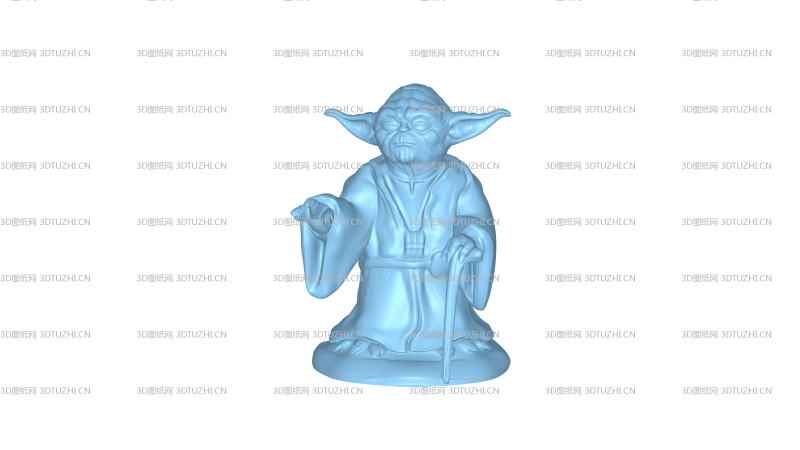 尤达大师-星球大战-3D图纸网