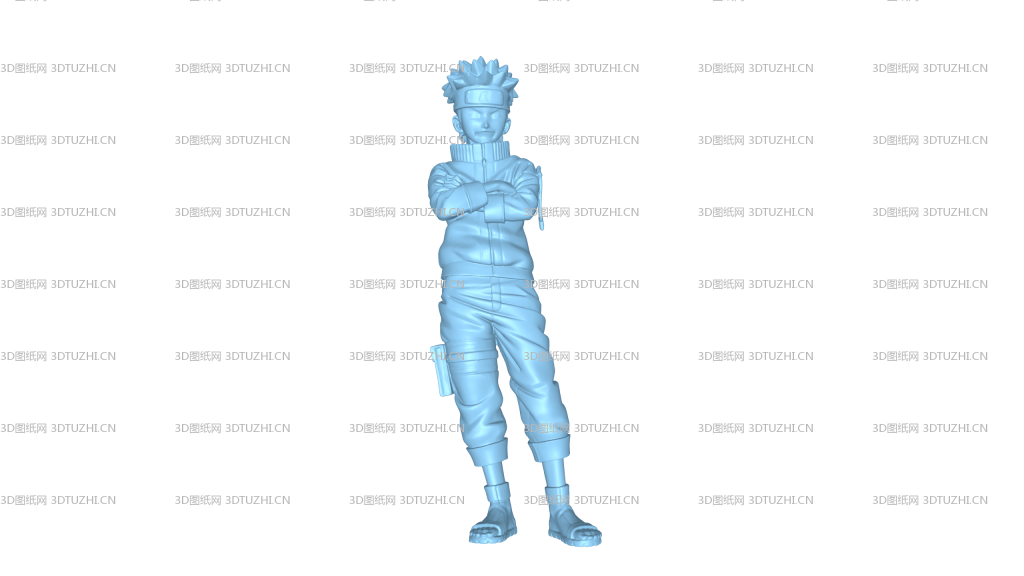 海贼王少年鸣人-3D图纸网