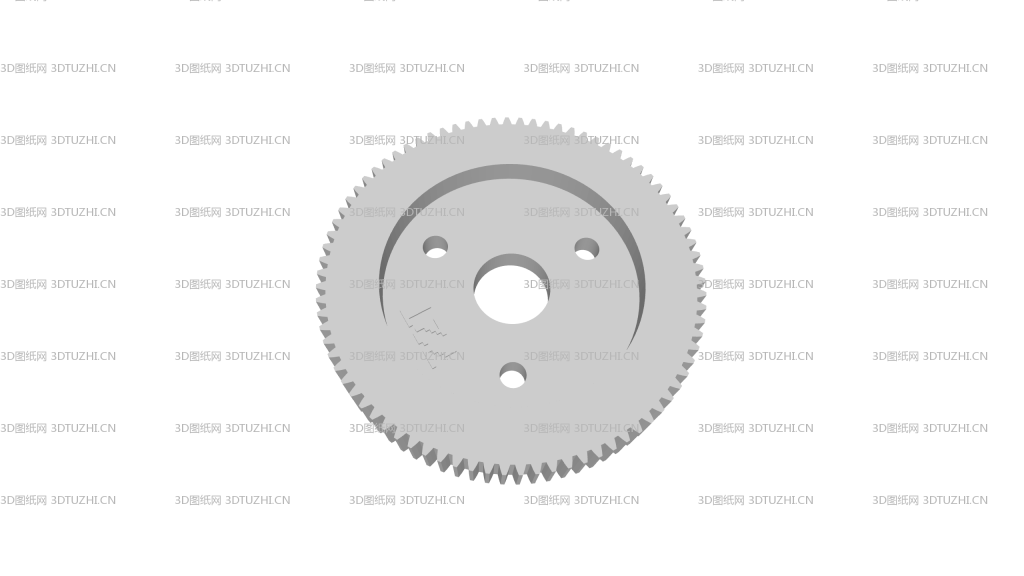 72T齿轮模型-3D图纸网